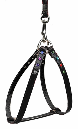 Confetti Step In Harness Black 10