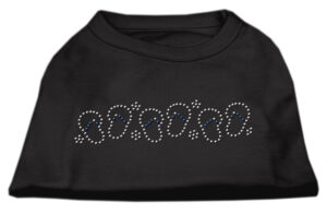 Beach Sandals Rhinestone Shirt Black Xxl