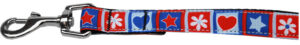 Stars And Hearts Nylon Pet Leash 3/8in By 6ft