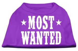 Most Wanted Screen Print Shirt Purple Xxl (18)