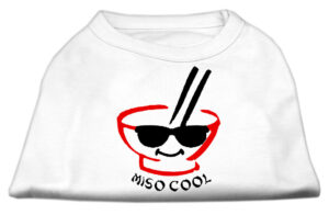 Miso Cool Screen Print Shirts White Xl
