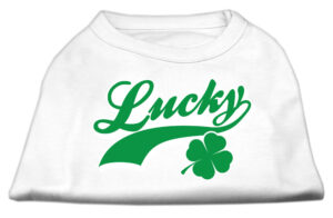 Lucky Swoosh Screen Print Shirt White  Xl