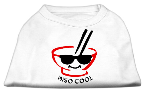 Miso Cool Screen Print Shirts White Xs