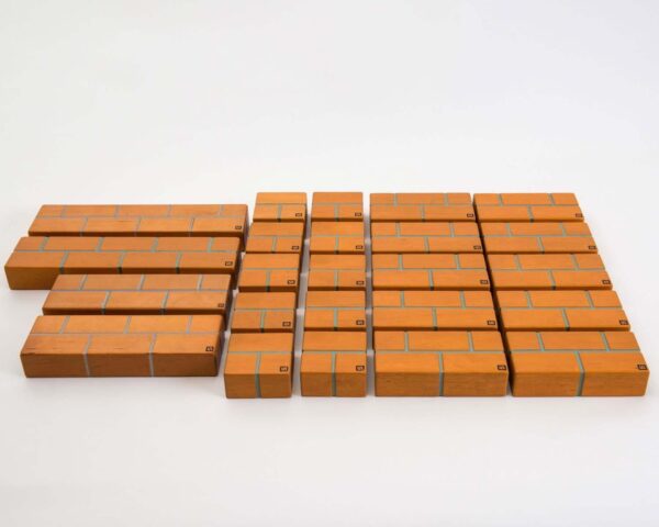 UNIT BRICKS 24 pcs Pratt Scale Standard Unit Bricks Wooden Building Set for 18m+ - Image 2