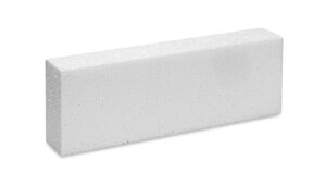 SmoothFōM Block 1.9 Inch x 3.9 Inch x 11.8 Inch White