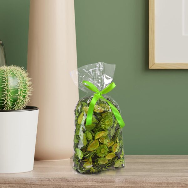 Gusseted Plastic Bags 5 x 4 x 18 Inch Clear Treat Bags for Cookies 100 Pack Polyethylene 1 Mil Clear Goodie Bags Waterproof Clear Party Favor Bags Elastic Clear Gift Bags for Favors - Image 6