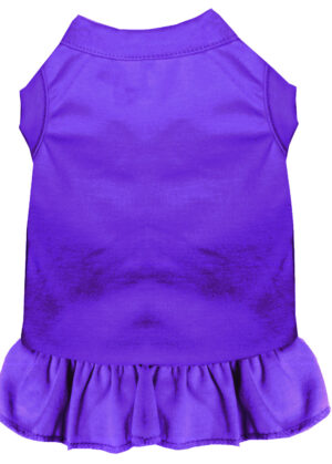 Plain Pet Dress Purple 4x