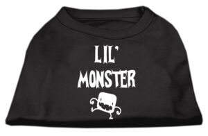 Lil Monster Screen Print Shirts Black  Xxxl