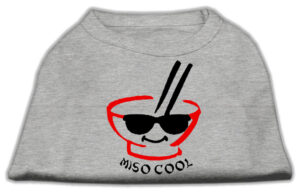 Miso Cool Screen Print Shirts Grey Xxl