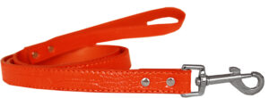 Plain Croc Leash Orange 3/4'' Wide X 4' Long