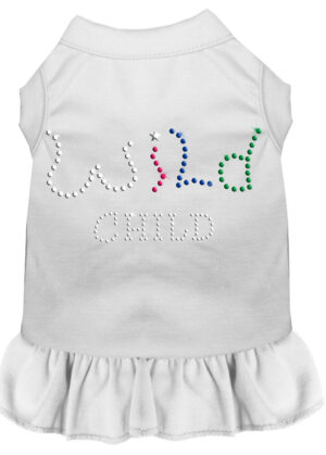 Rhinestone Wild Child Dress White 4x
