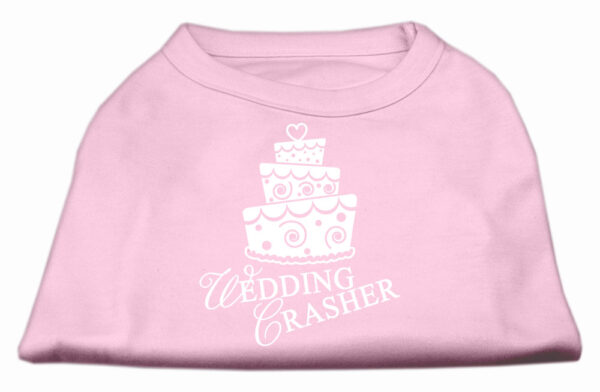 Wedding Crasher Screen Print Shirt Light Pink  Xs