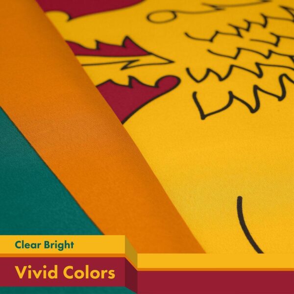 G128 3 Pack: Sri Lanka Sri Lankan Flag | 3x5 Ft | LiteWeave Pro Series Printed 150D Polyester | Country Flag, Vibrant Colors, Brass Grommets, Thicker and More Durable Than 100D 75D Polyester - Image 3