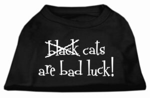 Black Cats Are Bad Luck Screen Print Shirt Black Xxl (18)