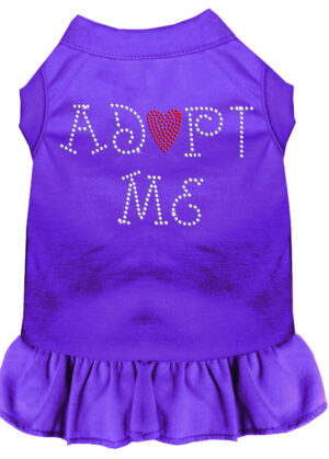 Adopt Me Rhinestone Dress Purple Xxl
