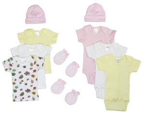 Newborn Baby Girls 10 Pc  Baby Shower Gift Set Ls_0049