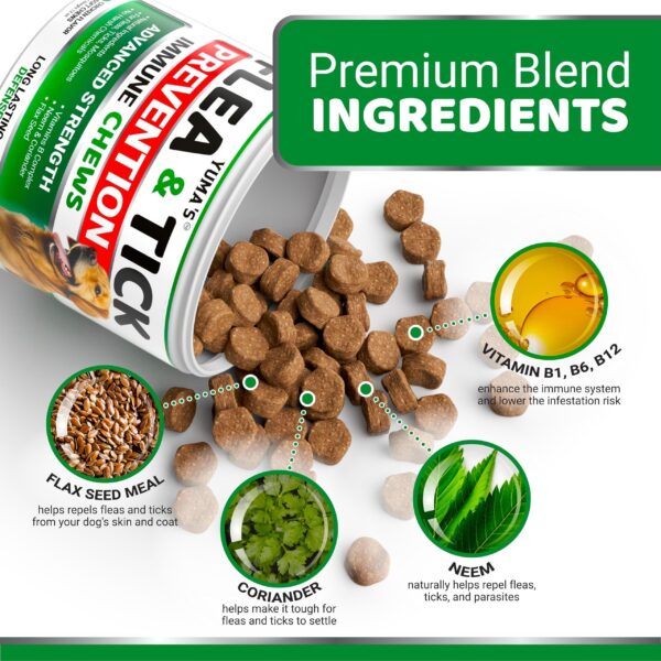 Flea and Tick Chews   Soft Chewables   Made in USA   Advanced Formulation for Maximum Efficacy - Image 2
