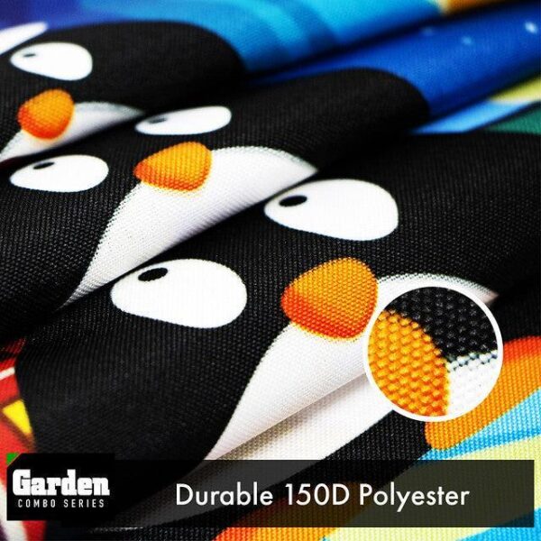 G128 Combo Pack: Garden Flag Stand Black 36x16 Inch & Garden Flag Welcome Three Penguins 12x18 Inch - Image 6