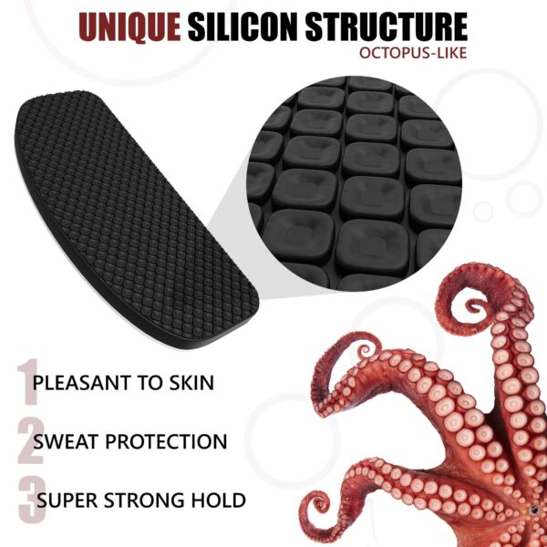 Eyeglass Nose Pads Anti Slip - Eye Glasses Nose Pad 0.5 mm - Silicone Nose Bridge Pads - Nose Grips Non Slip Piece - Sunglass Nose Pads Guards - (16 Pairs) 0.5mm x 7mm x 16mm - Image 2