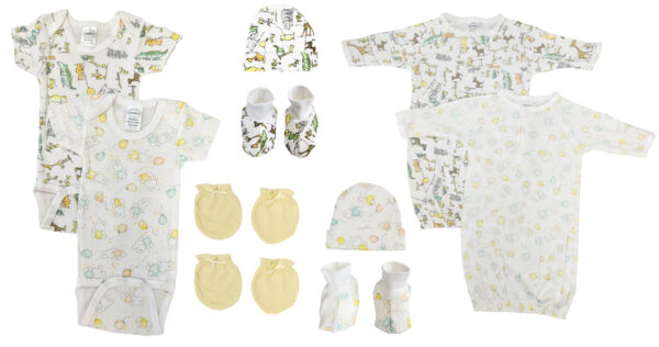 Unisex Newborn Baby 10 Pc  Sets Nc_0654
