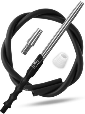 M. ROSENFELD Hookah Adapter & Mouthpiece   Cleanable Hookah Hose Silicone (60 in.) and Convenient Aluminum Made Mouthpiece (15 in.) Modern Hookahs & Accessories