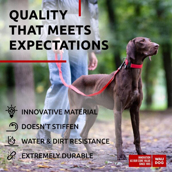 WAUDOG Waterproof Dog Leash 4 Ft   6 Ft   Anti Slip Dog Leash for Large Dogs Small and Medium Dogs   Heavy Duty Dog Leash with Water and Dirt Resistant   Long Or Short Dog Leashes for Boy & Girl Dogs - Image 4