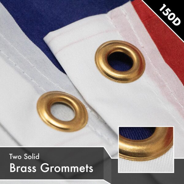 G128 2 Pack: Open Flag | 2x3 Ft | LiteWeave Pro Series Printed 150D Polyester | Commercial Business Flag, Vibrant Colors, Brass Grommets, Thicker and More Durable Than 100D 75D Polyester - Image 2