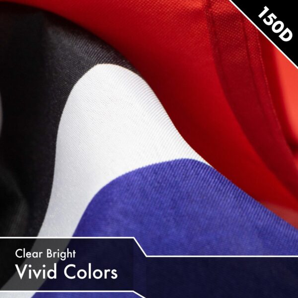 G128 2 Pack: Open Flag | 2x3 Ft | LiteWeave Pro Series Printed 150D Polyester | Commercial Business Flag, Vibrant Colors, Brass Grommets, Thicker and More Durable Than 100D 75D Polyester - Image 3