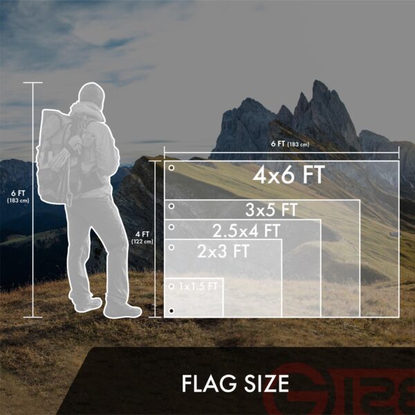 G128 5 Pack: Betsy Ross Tea-Stained Flag | 4x6 Ft | ToughWeave Pro Series Embroidered 420D Polyester | Historical Flag - Image 7