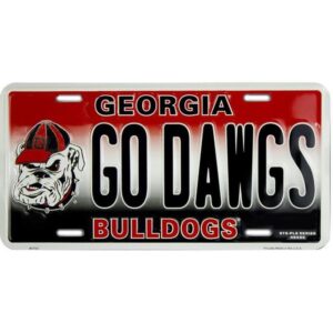 SL2753 Georgia Bulldogs License Plate
