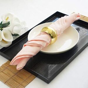 Stain Resistant Polyester Cloth Dinner Blush Rose Easter Napkin 17 in Non Iron Spring Dinner Wedding Parties Spring Summer Blush Rose Napkin 17 x17  5PCs