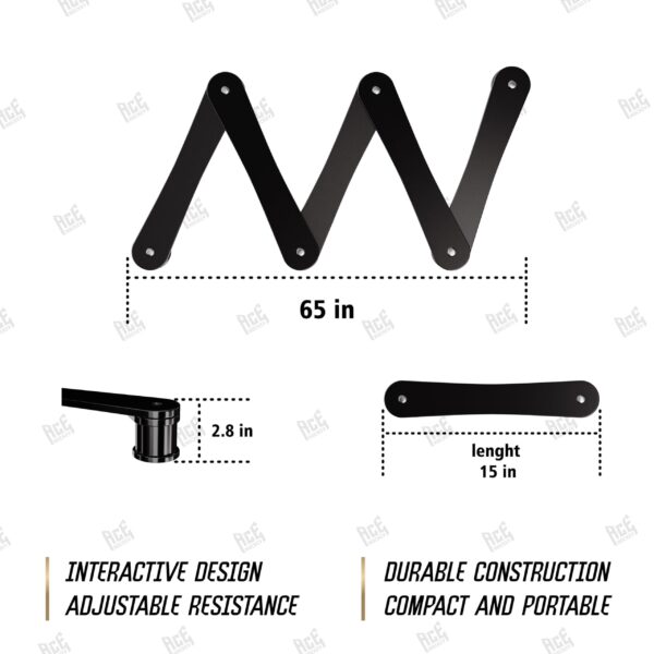 ACE HOCKEY Lightweight Stickhandling Training Aid   Snake Equipment for Puck Control Street Hockey Training Reaction Time and Coordination Durable Portable and Adjustable - Image 3