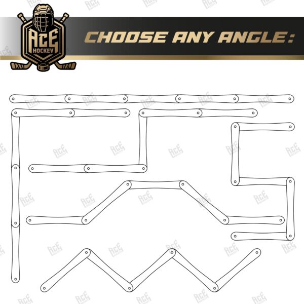 ACE HOCKEY Lightweight Stickhandling Training Aid   Snake Equipment for Puck Control Street Hockey Training Reaction Time and Coordination Durable Portable and Adjustable - Image 4