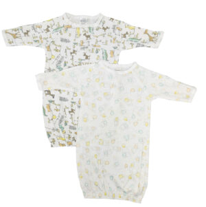 Unisex Newborn Baby 2 Piece Gown Set Nc_0734