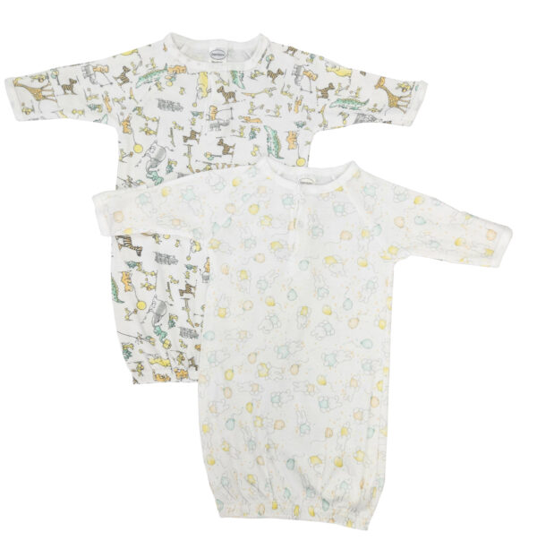Unisex Newborn Baby 2 Piece Gown Set Nc_0734