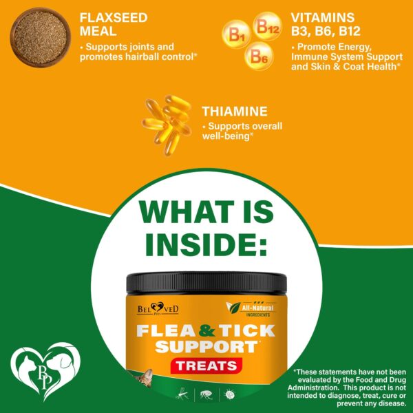 Flea and Tick Prevention Chewable Pills for Dogs and Cats   Revolution Oral Flea Treatment for Pets   Pest Control & Natural Defense   Chewables Small Tablets Made in USA (Chicken (for Cats)) - Image 4