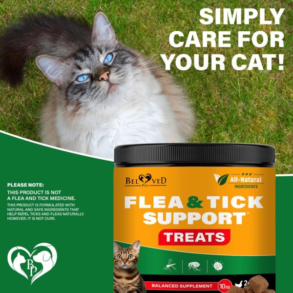 Flea and Tick Prevention Chewable Pills for Dogs and Cats   Revolution Oral Flea Treatment for Pets   Pest Control & Natural Defense   Chewables Small Tablets Made in USA (Chicken (for Cats)) - Image 8