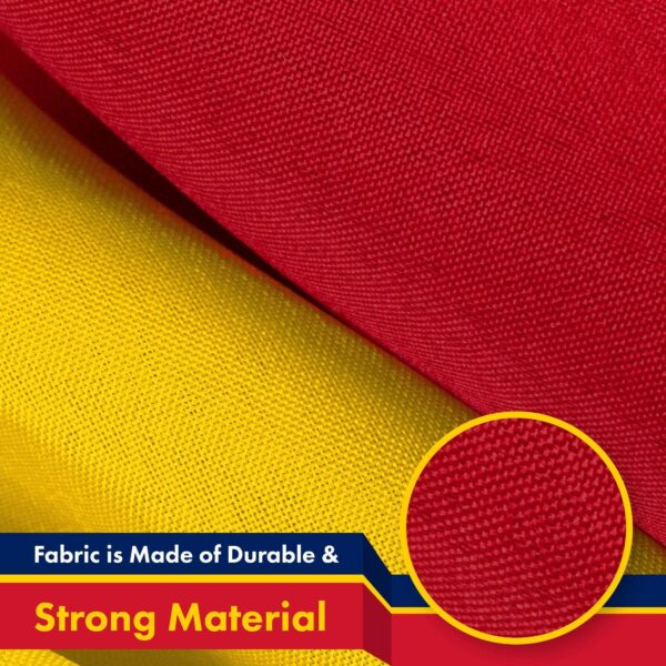 G128 2 Pack: Chad (Chadian) Flag | 3x5 feet | Printed 150D Indoor/Outdoor, Vibrant Colors, Brass Grommets, Quality Polyester, Much Thicker More Durable Than 100D 75D Polyester - Image 4