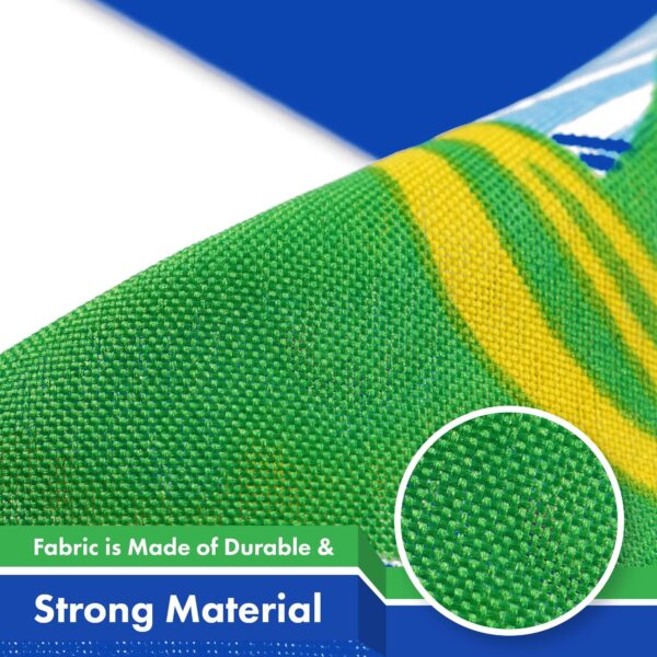 G128 Nicaragua Nicaraguan Flag | 3x5 Ft | LiteWeave Pro Series Printed 150D Polyester | Country Flag, Indoor/Outdoor, Vibrant Colors, Brass Grommets, Thicker and More Durable Than 100D 75D Polyester - Image 4