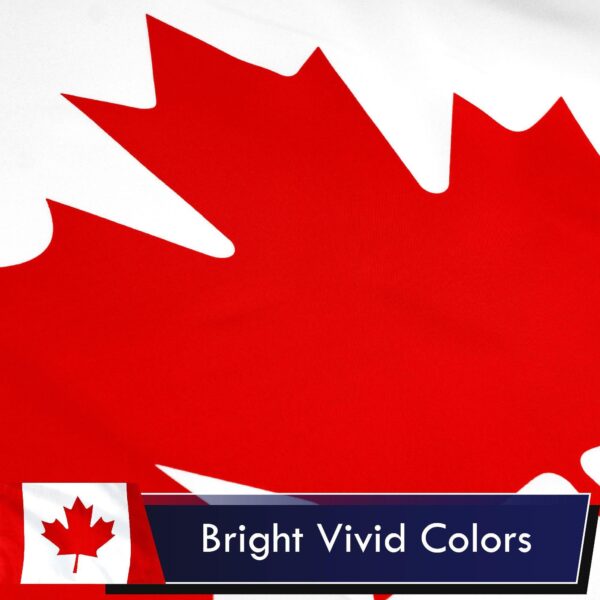 Canada Canadian Flag 3x5 Ft 3-Pack Printed Polyester By G128 - Image 3