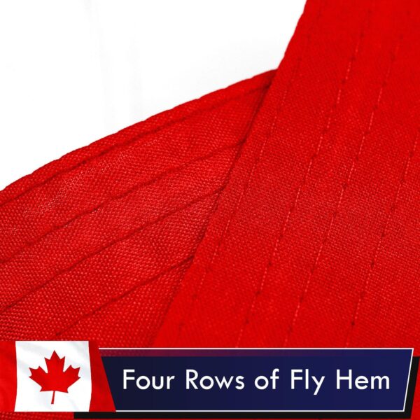 Canada Canadian Flag 3x5 Ft 3-Pack Printed Polyester By G128 - Image 5