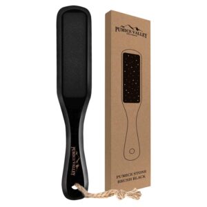 Pumice Stone Foot Scrubber   Pedicure Foot File with Handle for Dry Dead Skin   Callus Remover for Feet   Foot Scraper   Exfoliating Brush for Heels Elbows Hands