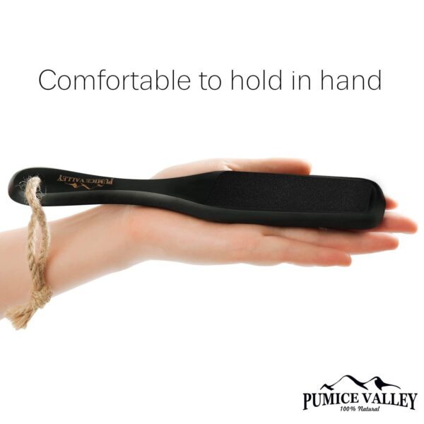 Pumice Stone Foot Scrubber   Pedicure Foot File with Handle for Dry Dead Skin   Callus Remover for Feet   Foot Scraper   Exfoliating Brush for Heels Elbows Hands - Image 3