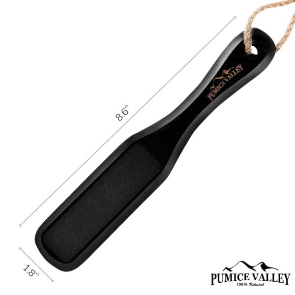 Pumice Stone Foot Scrubber   Pedicure Foot File with Handle for Dry Dead Skin   Callus Remover for Feet   Foot Scraper   Exfoliating Brush for Heels Elbows Hands - Image 6