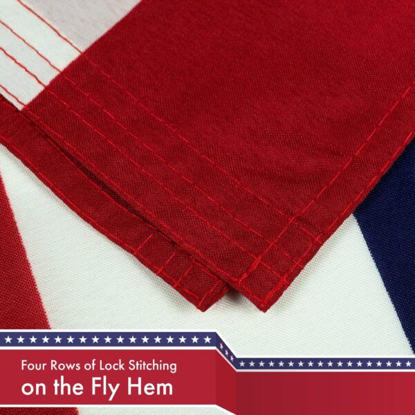 G128 Combo Pack: USA American Flag 3x5 Ft 150D Printed Stars & Ireland (Irish) Flag 3x5 Ft 150D Printed - Image 8