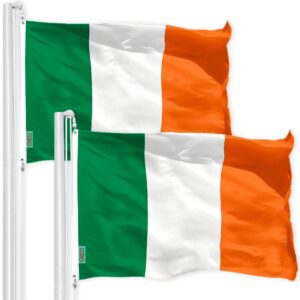 Ireland Irish Flag 3x5 Ft 2-Pack 150D Printed Polyester By G128