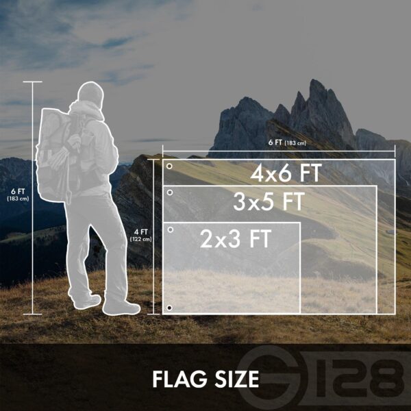 G128 Combo Pack: American USA Flag ToughWeave Series 2x3 Ft Single Sided & POW MIA Flag Double Sided 2x3 Ft Double ToughWeave Series | Both Embroidered Polyester, Brass Grommets - Image 9