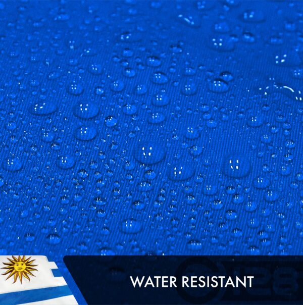 G128 Uruguay (Uruguayan) Flag | 3x5 feet | Double Sided Embroidered 210D Indoor/Outdoor, Brass Grommets, Heavy Duty Polyester - Image 6