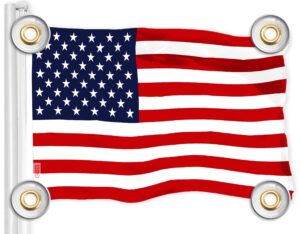 G128 American USA Flag | 3x5 Ft | LiteWeave Pro Series Printed 150D Polyester, 4 Corner Brass Grommets | Country Flag, Vibrant Colors, Perfect For Balcony, More Durable Than 100D 75D Polyester