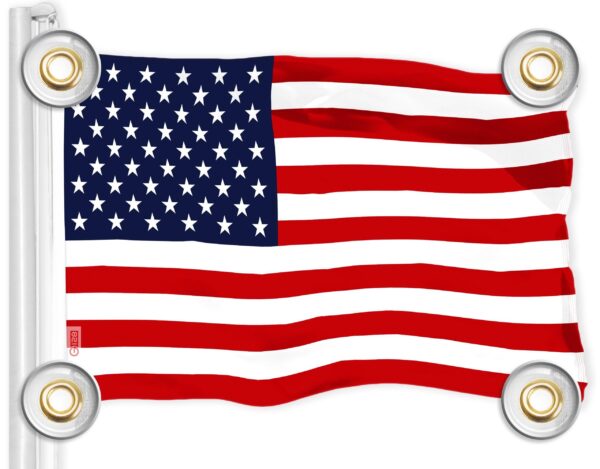 G128 American USA Flag | 3x5 Ft | LiteWeave Pro Series Printed 150D Polyester, 4 Corner Brass Grommets | Country Flag, Vibrant Colors, Perfect For Balcony, More Durable Than 100D 75D Polyester